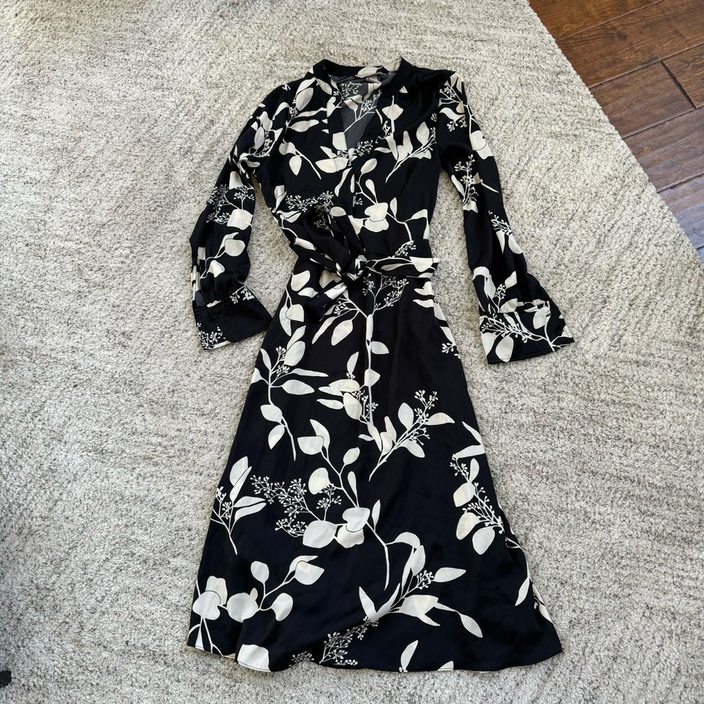 HM Floral Long Sleeve Dress